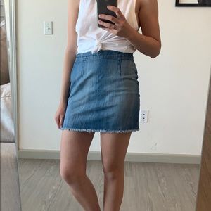 Current Elliott Jean Skirt